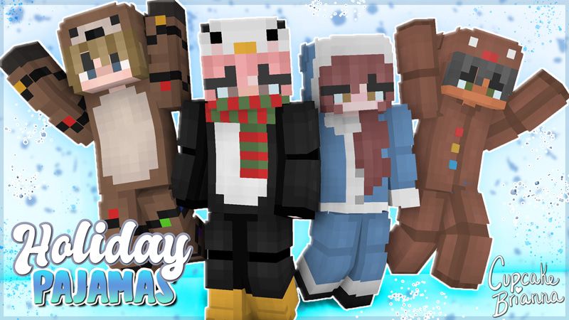 Holiday Pajamas Skin Pack on the Minecraft Marketplace by CupcakeBrianna