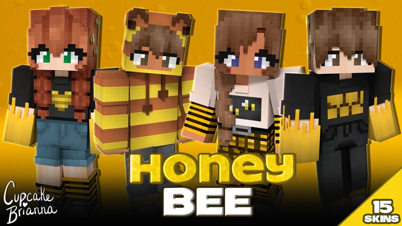 Honey Bee HD Skin Pack on the Minecraft Marketplace by CupcakeBrianna