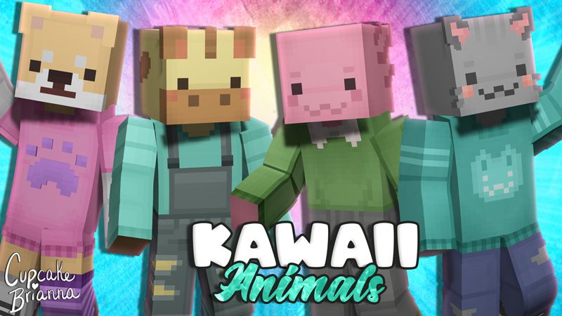 Kawaii Animals HD Skin Pack on the Minecraft Marketplace by CupcakeBrianna