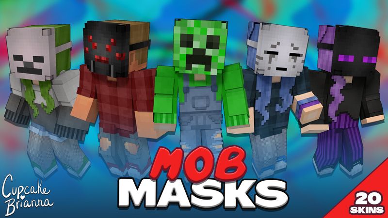 Mob Masks HD Skin Pack on the Minecraft Marketplace by CupcakeBrianna