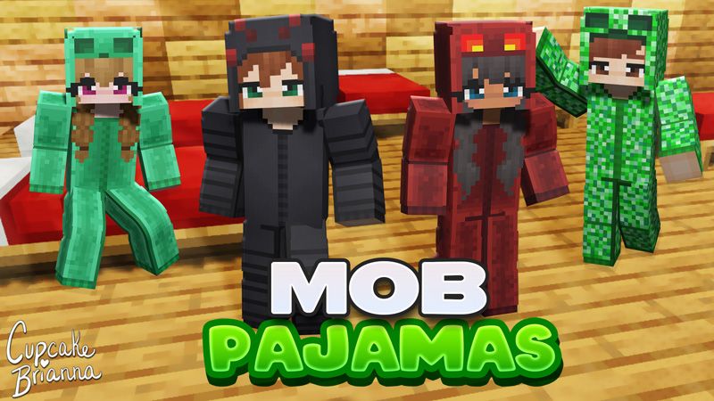 Mob Pajamas HD Skin Pack on the Minecraft Marketplace by CupcakeBrianna