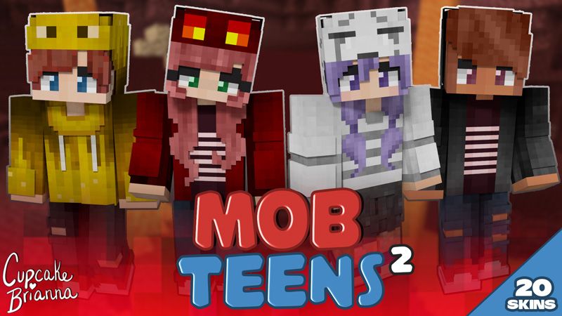 Mob Teens 2 HD Skin Pack on the Minecraft Marketplace by CupcakeBrianna