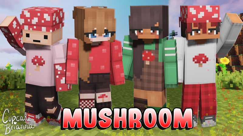 Mushroom HD Skin Pack on the Minecraft Marketplace by CupcakeBrianna