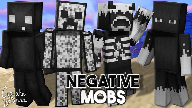 Negative Mobs HD Skin Pack on the Minecraft Marketplace by CupcakeBrianna