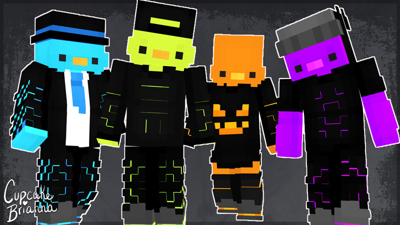 Neon Ducks Skin Pack on the Minecraft Marketplace by CupcakeBrianna