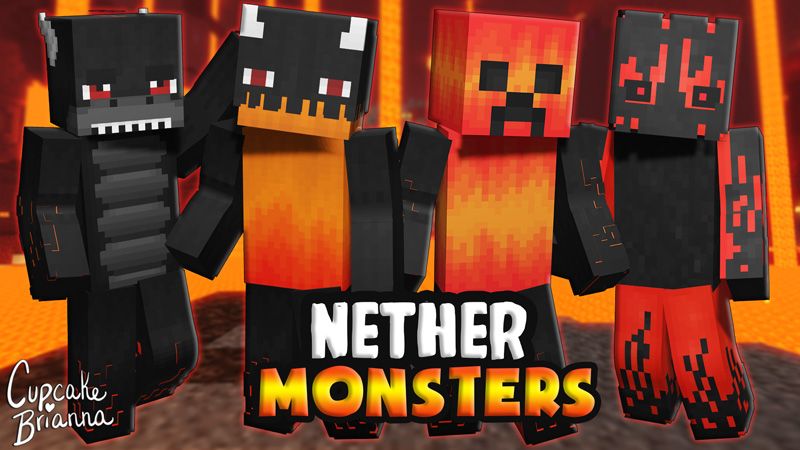 Nether Monsters HD Skin Pack on the Minecraft Marketplace by CupcakeBrianna