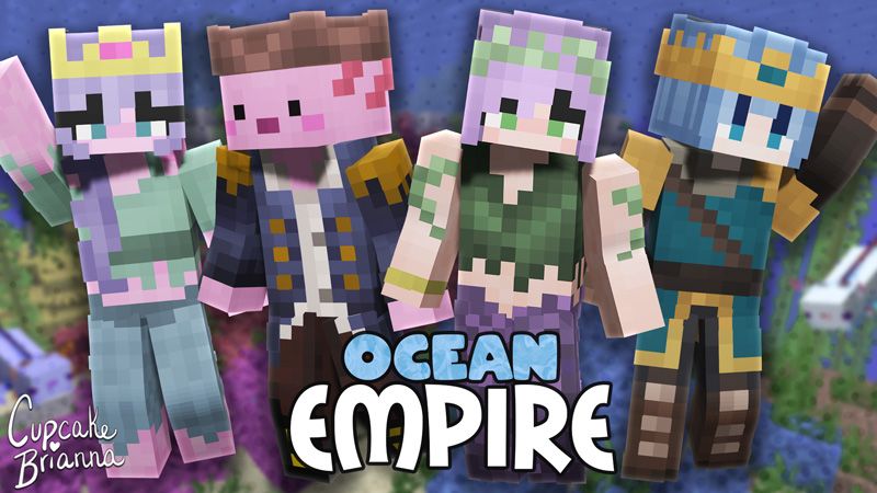 Ocean Empire Skin Pack on the Minecraft Marketplace by CupcakeBrianna