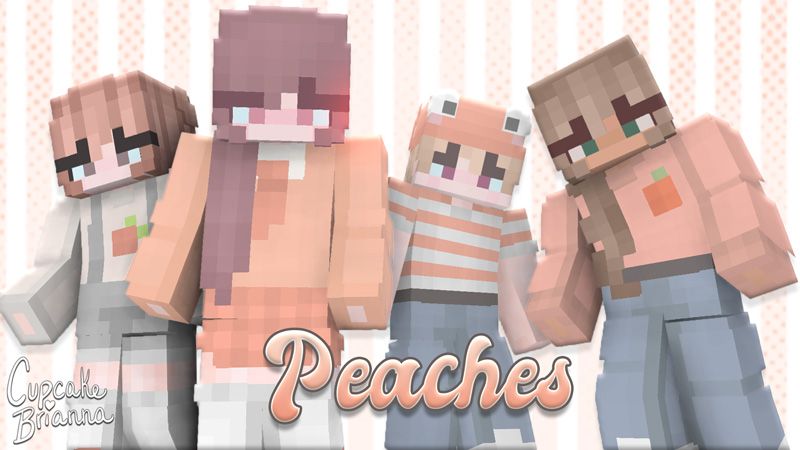 Peaches Skin Pack on the Minecraft Marketplace by CupcakeBrianna