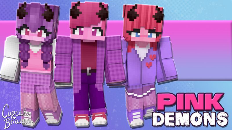 Pink Demons HD Skin Pack on the Minecraft Marketplace by CupcakeBrianna