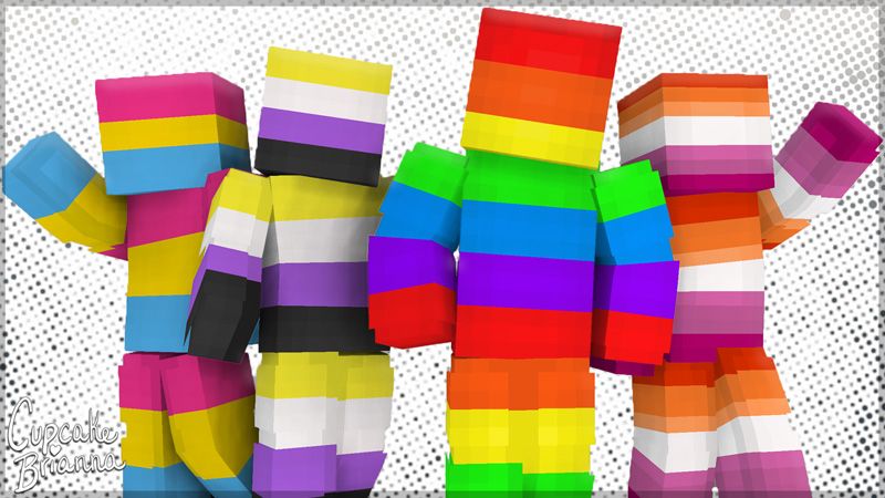 Pride Patterns Skin Pack on the Minecraft Marketplace by CupcakeBrianna