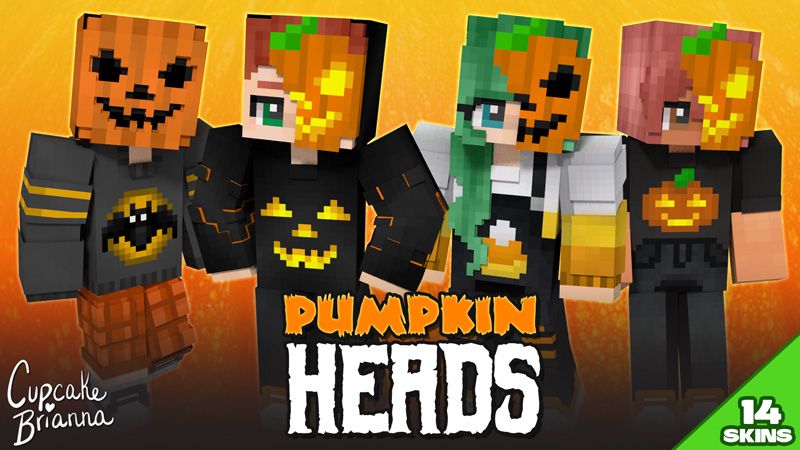 Pumpkin Heads HD Skin Pack on the Minecraft Marketplace by CupcakeBrianna