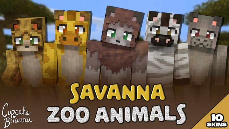 Savanna Zoo Animals HD on the Minecraft Marketplace by CupcakeBrianna