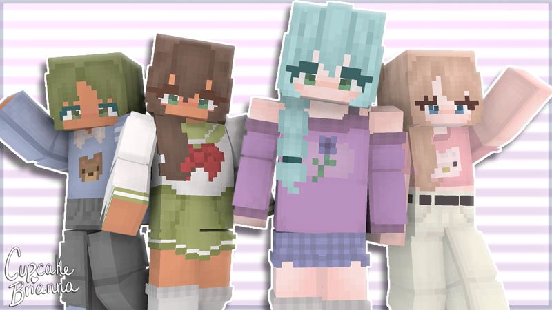 Shojo Anime HD Skin Pack on the Minecraft Marketplace by CupcakeBrianna