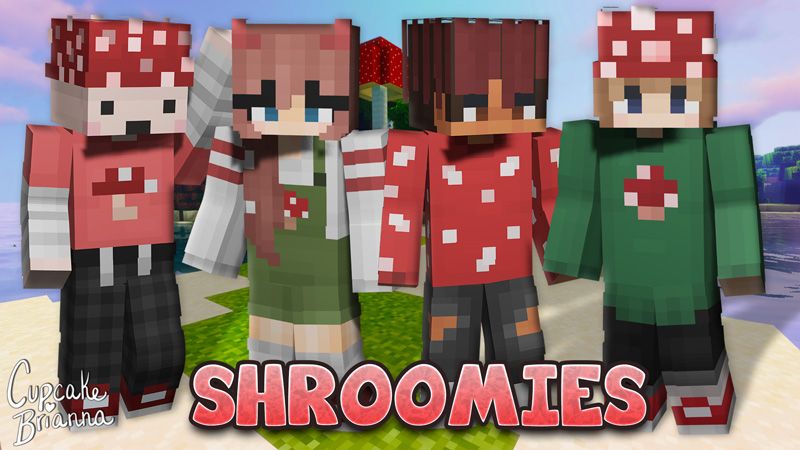 Shroomies Skin Pack on the Minecraft Marketplace by CupcakeBrianna