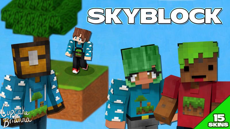 Skyblock HD Skin Pack on the Minecraft Marketplace by CupcakeBrianna