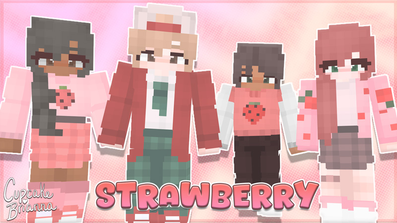 Strawberry Skin Pack on the Minecraft Marketplace by CupcakeBrianna
