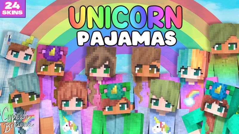 Unicorn Pajamas HD Skin Pack on the Minecraft Marketplace by CupcakeBrianna