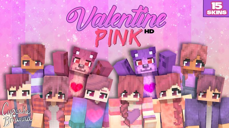 Valentine Pink HD Skin Pack on the Minecraft Marketplace by CupcakeBrianna