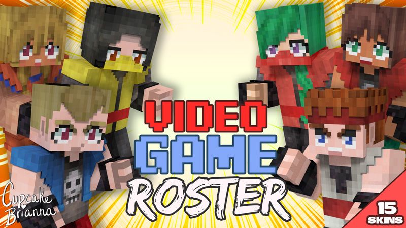 Video Game Roster HD Skin Pack on the Minecraft Marketplace by CupcakeBrianna