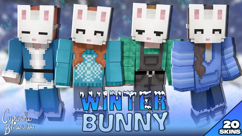 Winter Bunny HD Skin Pack on the Minecraft Marketplace by CupcakeBrianna