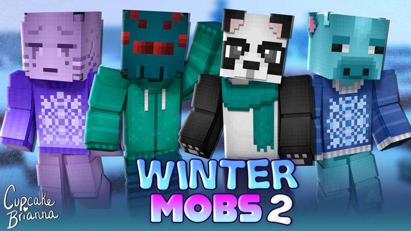 Winter Mobs 2 HD Skin Pack on the Minecraft Marketplace by CupcakeBrianna