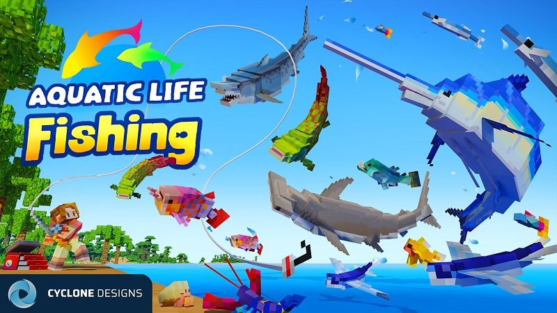 Aquatic Life: Fishing on the Minecraft Marketplace by Cyclone