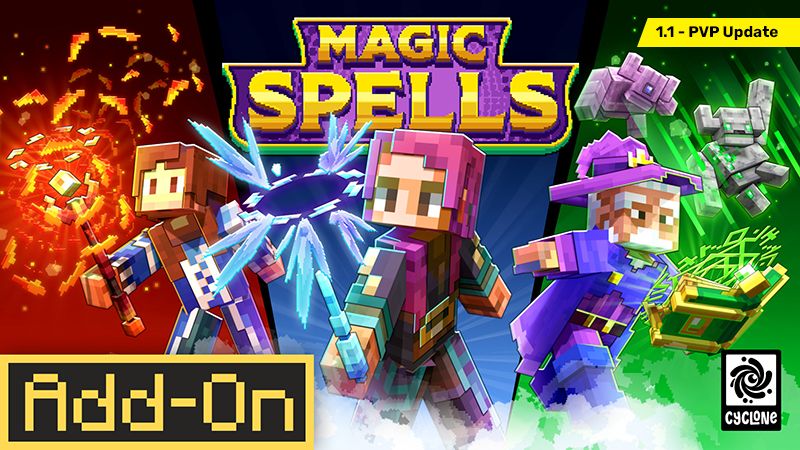 Magic Spells on the Minecraft Marketplace by Cyclone