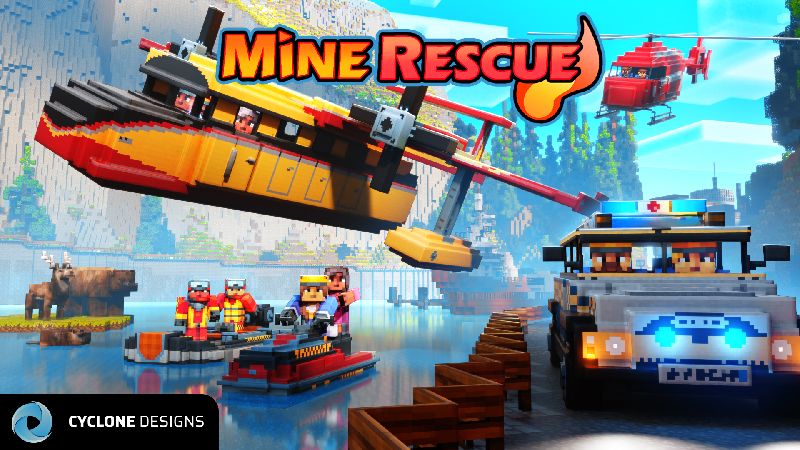 Mine Rescue on the Minecraft Marketplace by Cyclone