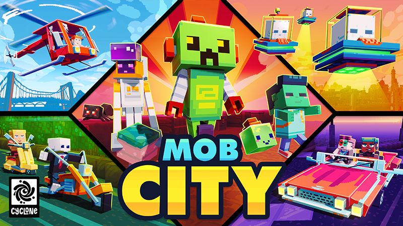 MOB CITY Mash-up on the Minecraft Marketplace by Cyclone