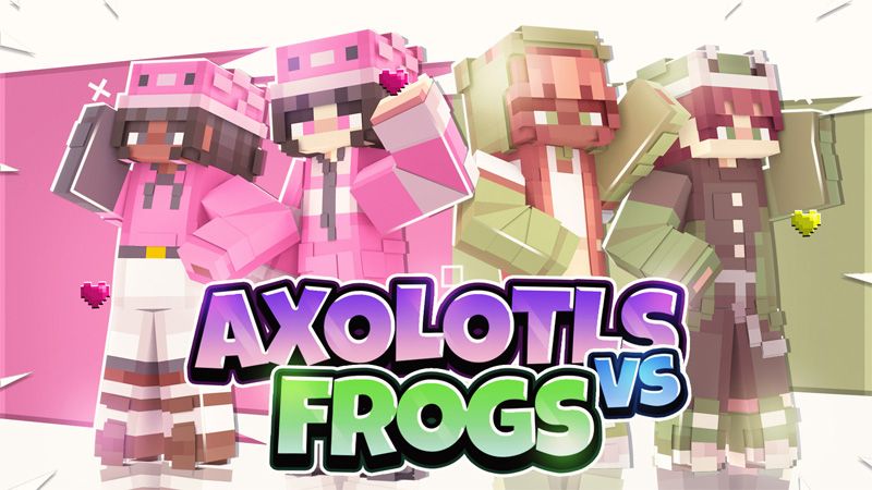 Axolotls vs Frogs on the Minecraft Marketplace by Cynosia