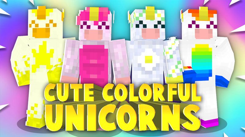 Cute Colorful Unicorns on the Minecraft Marketplace by Cynosia