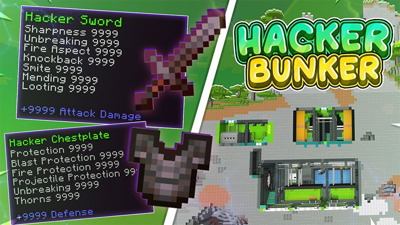 Hacker Bunker on the Minecraft Marketplace by Cynosia