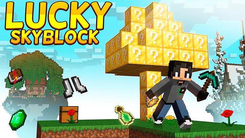 Lucky Skyblock on the Minecraft Marketplace by Cynosia