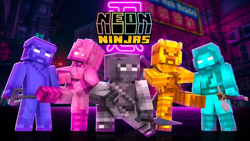 Neon Ninjas on the Minecraft Marketplace by Cynosia