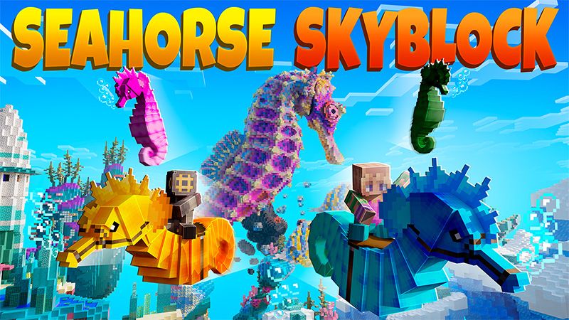 Seahorse Skyblock on the Minecraft Marketplace by Cynosia