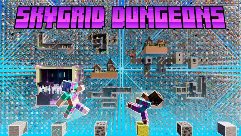 Sky Grid: Dungeons on the Minecraft Marketplace by Cynosia