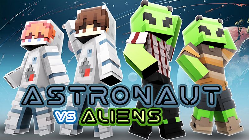 Astronaut vs Aliens on the Minecraft Marketplace by Cypress Games