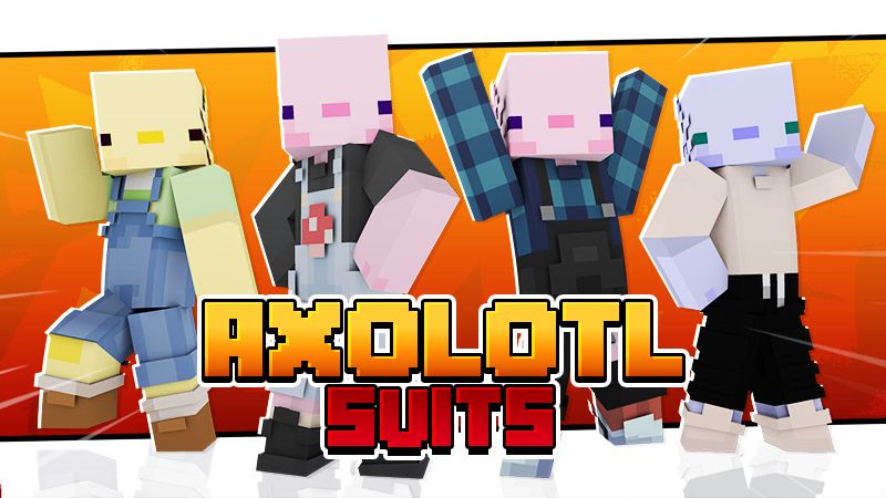 Axolotl Suits on the Minecraft Marketplace by Cypress Games