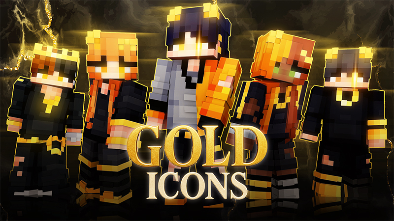 Gold Icons on the Minecraft Marketplace by Cypress Games