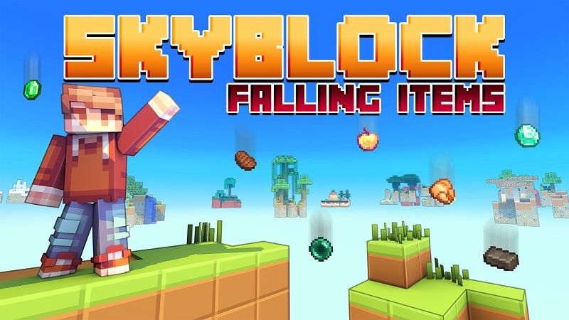 Skyblock Falling Items on the Minecraft Marketplace by Cypress Games