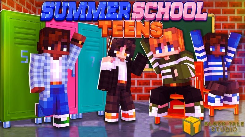 Summer School Teens on the Minecraft Marketplace by Cypress Games