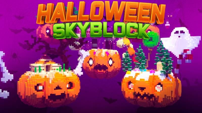 Halloween Skyblock on the Minecraft Marketplace by Dalibu Studios