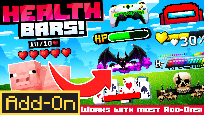 Health Bars Pro Add-On on the Minecraft Marketplace by Dalibu Studios