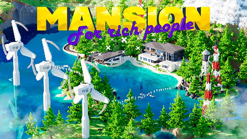 Mansion For Rich People on the Minecraft Marketplace by Dalibu Studios