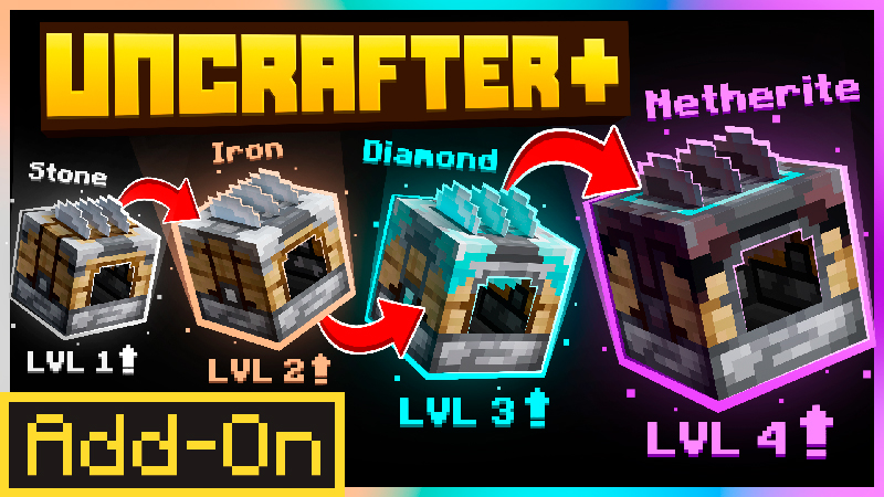 Uncrafter+ Add-On on the Minecraft Marketplace by Dalibu Studios