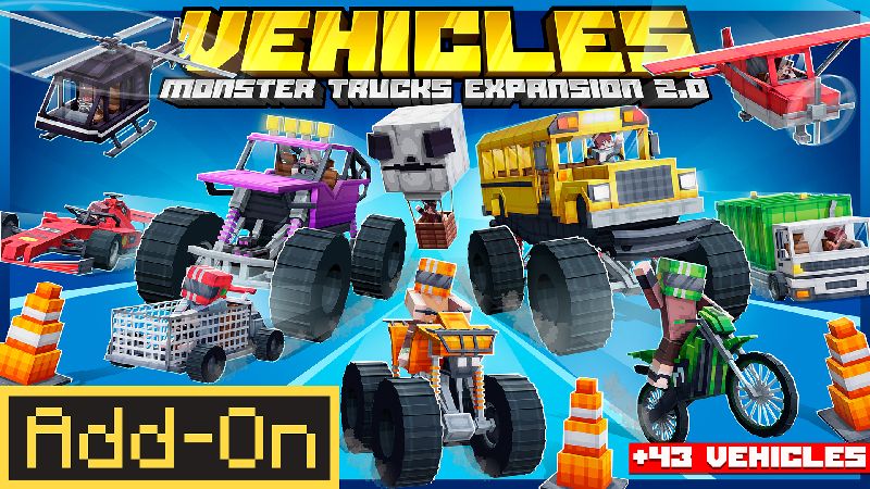 Vehicles Add-On on the Minecraft Marketplace by dalibu-studios