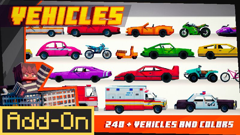 Vehicles Add-On on the Minecraft Marketplace by dalibu-studios