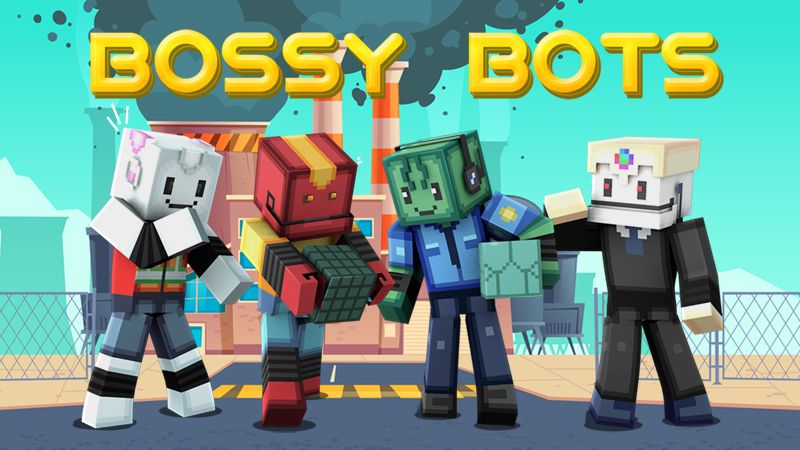 Bossy Bots on the Minecraft Marketplace by Dark Lab Creations