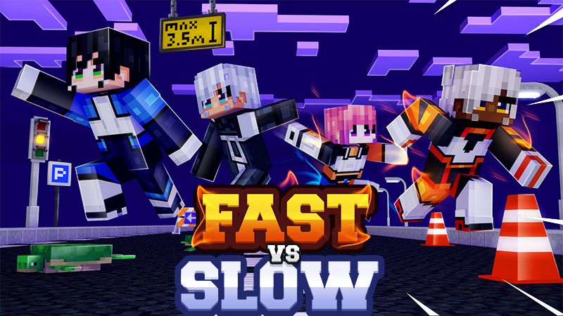 Fast vs Slow on the Minecraft Marketplace by Dark Lab Creations