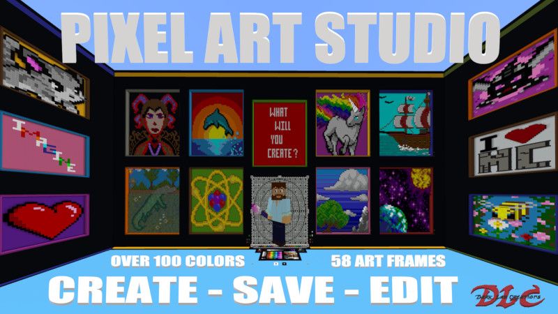 Pixel Art Studio on the Minecraft Marketplace by Dark Lab Creations